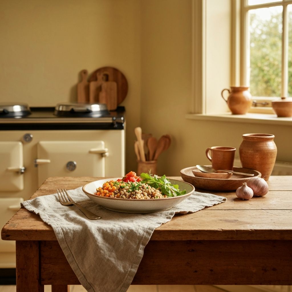 Warm home-cooked nourishing meal